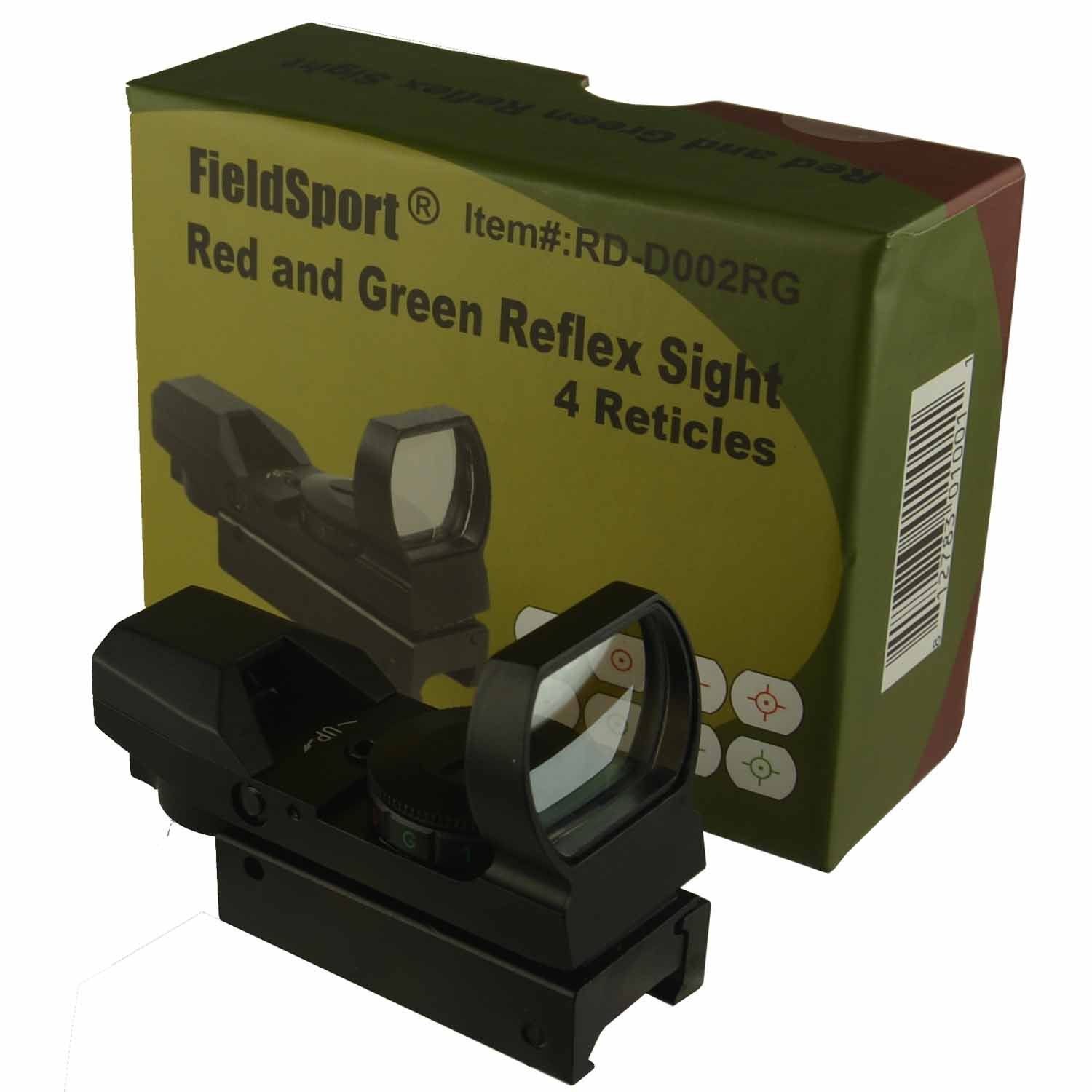 Heavy Duty CQB Red Dot Reflex Sight with Red & Green Illumination - 4 Reticle Options for Pistols, Rifles & Shotguns | Perfect for Tactical Shooting, Hunting & Home Defense