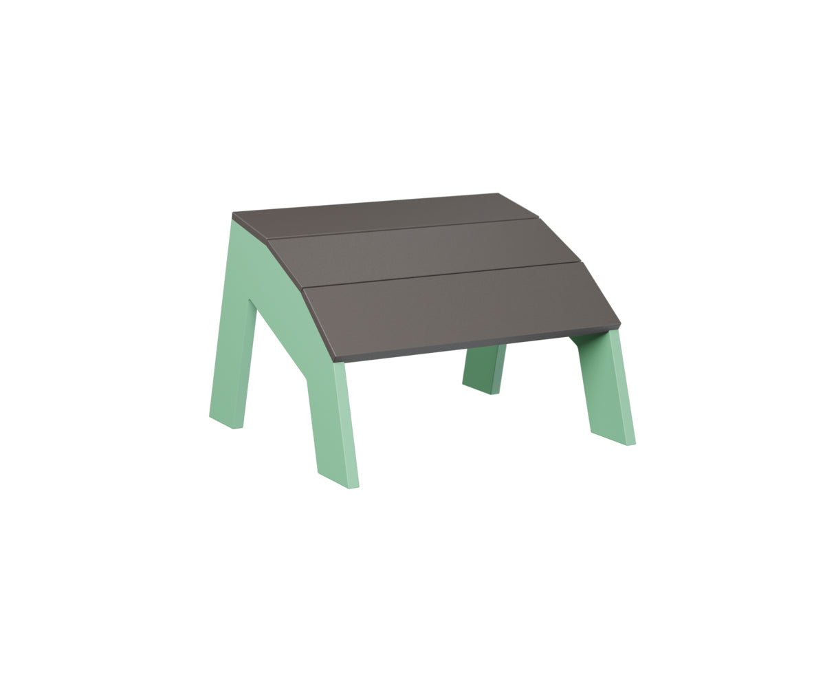 Berlin Gardens Nordic Adirondack Footstool - Outdoor Patio Furniture, Solid Wood Footrest for Garden, Deck & Poolside Relaxation