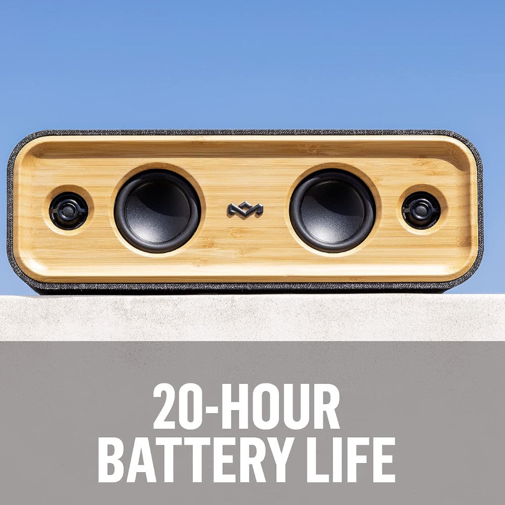 HOUSE OF MARLEY EM JA030 SB Get Together 2 Bluetooth Speaker - Blemished Packaging | Portable Wireless Speaker for Outdoor, Travel, Beach & Home Use