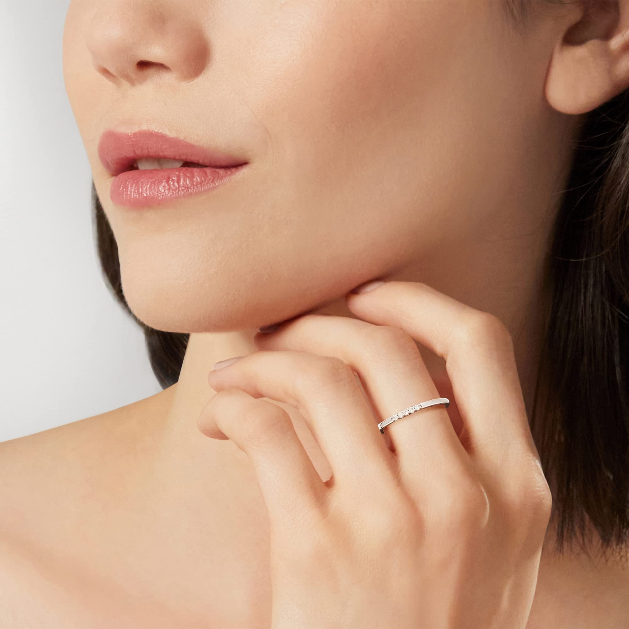 RS Pure by Ross-Simons Sterling Silver Diamond Ring - Size 6 | Elegant Jewelry for Weddings, Anniversaries & Special Occasions