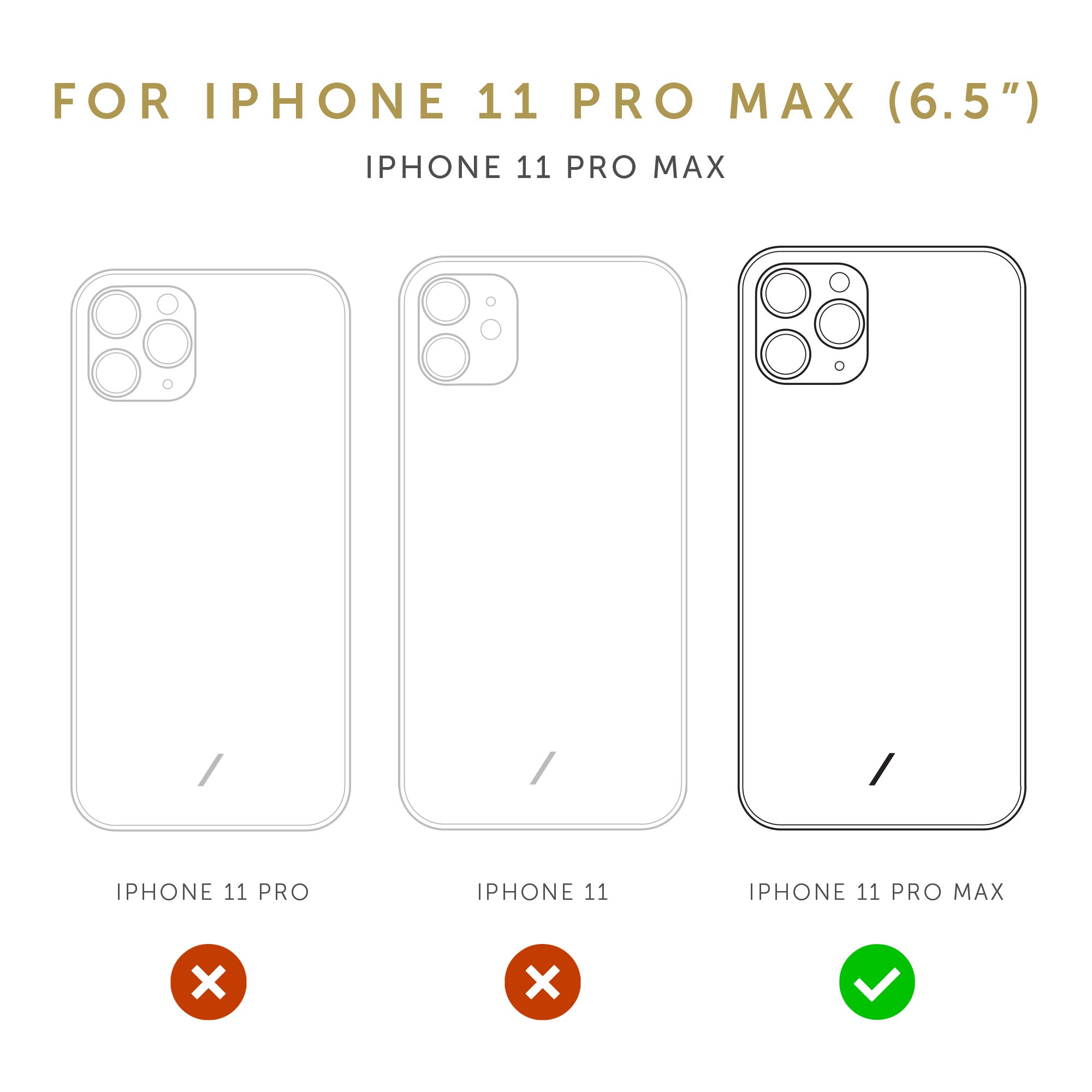 Native Union Clic View Case for iPhone 11 Pro Max - Clear Textured Protective Cover with Lightweight Slim Fit & Tactile Ribbed Design | Shockproof Scratch Resistant Phone Case for Daily Use, Work & Travel (Frost)