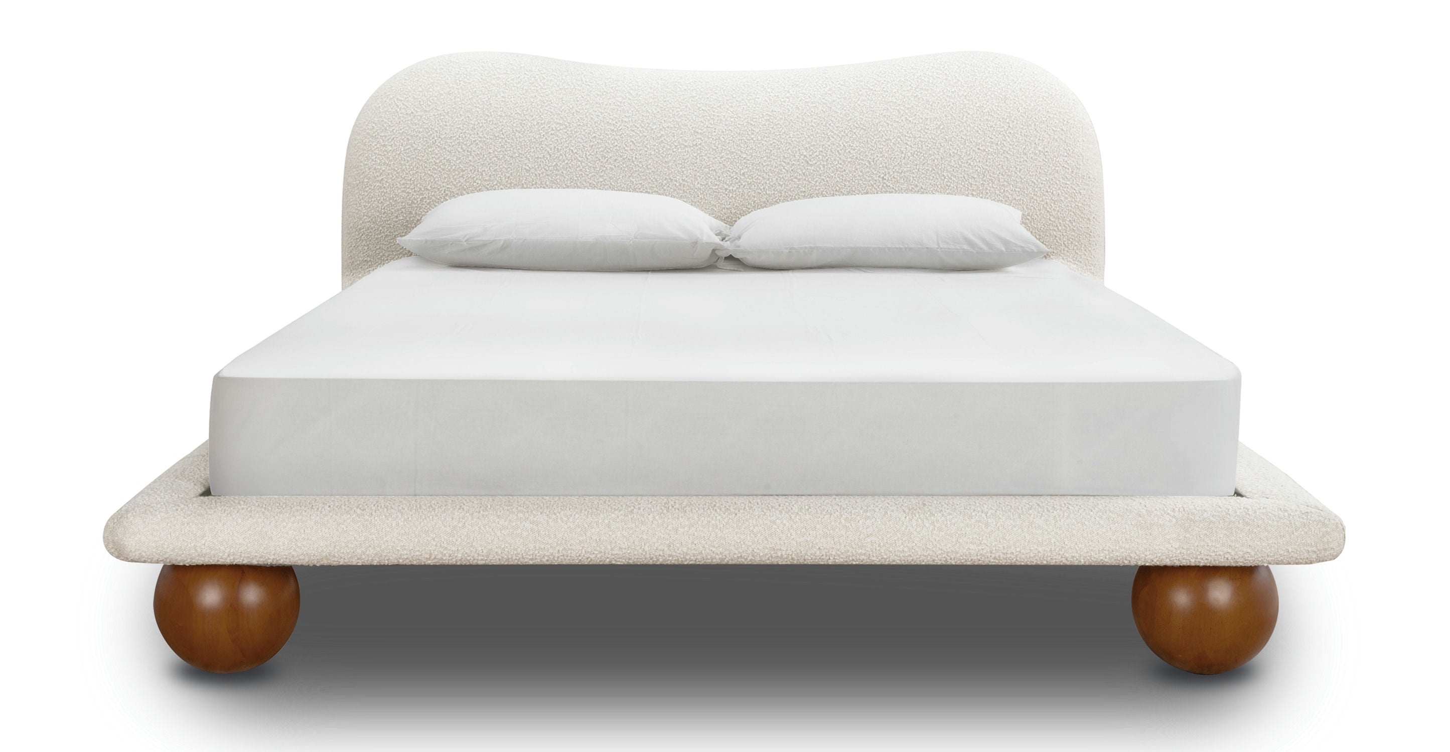 Orbit Queen Size Bed Frame - Sturdy Metal Platform Bed with Noise-Free Support, Easy Assembly - Perfect for Master Bedrooms, Guest Rooms & Small Spaces