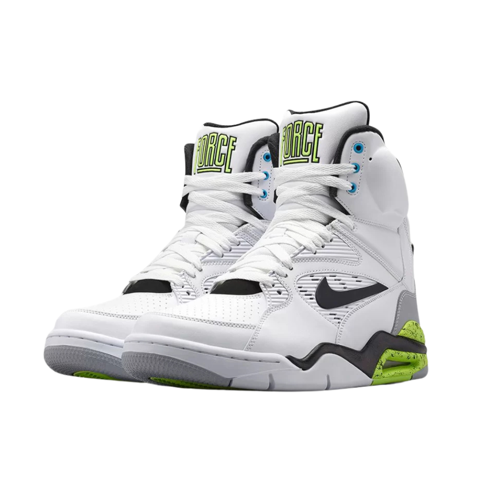 Nike Air Command Force Billy Hoyle Sneakers - Black/Wolf Grey/Volt Colorway - Retro Basketball Shoes for Men - Perfect for Streetwear & Casual Wear