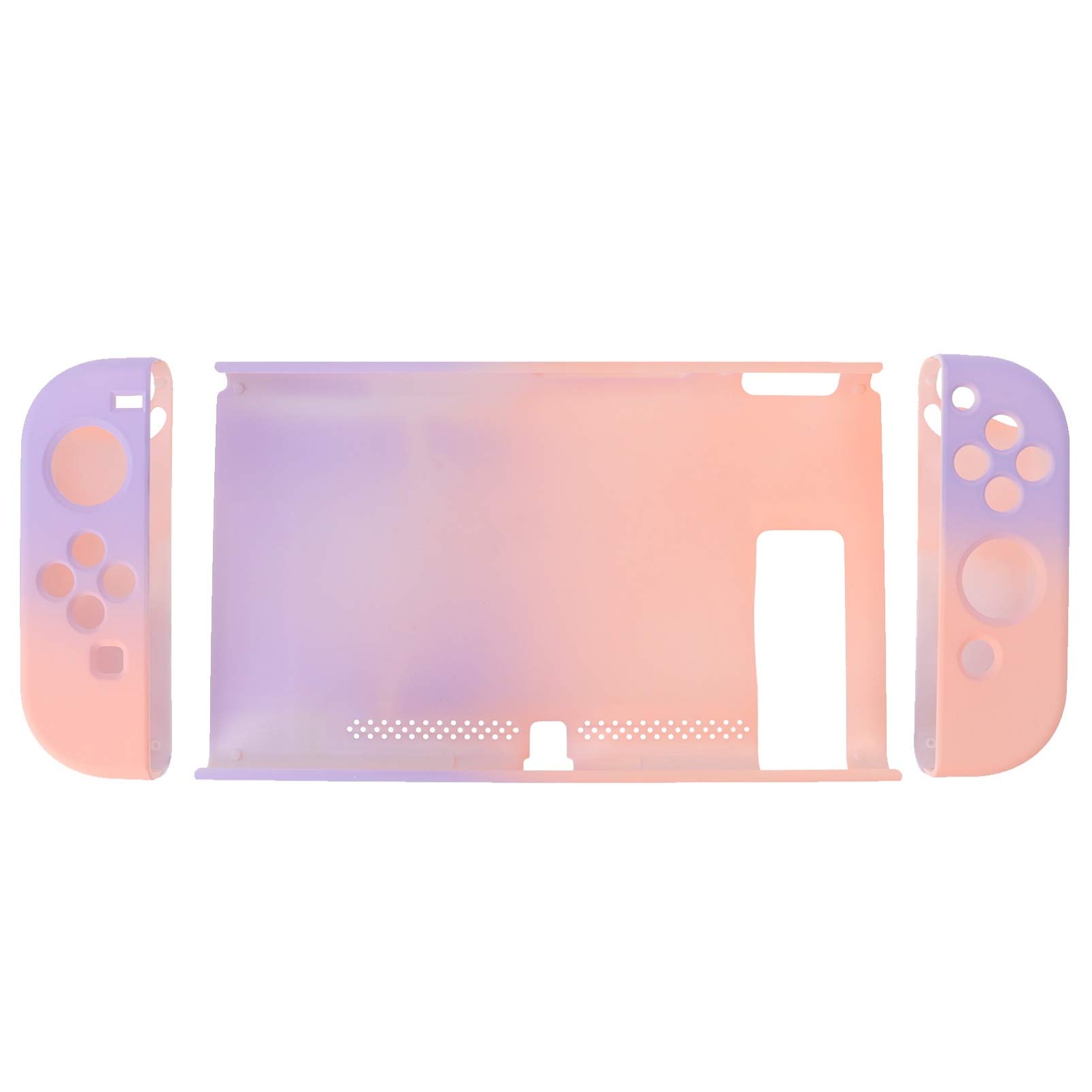 UKCOCO Protective Case Cover Compatible with Nintendo Switch - Durable PC Game Console Skin Shell with Leather Protection | Perfect for Travel, Gaming at Home, and On-the-Go Use