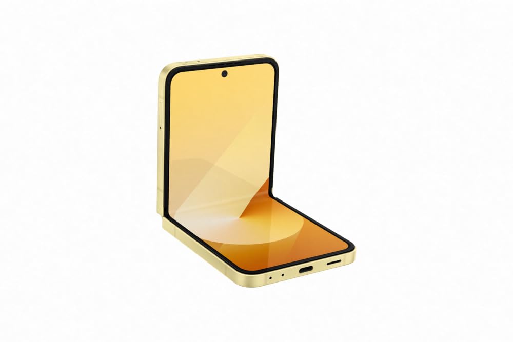Samsung Galaxy Z Flip6 256GB AI Smartphone - 50MP Camera, AI Flex Zoom, Live Translate, Android Phone - Yellow (CAD Version & Warranty) | Perfect for Travel, Business & Social Media Content Creation