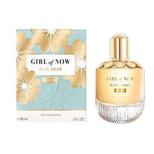 Elie Saab Girl Of Now Shine Eau de Parfum 90ml for Women - Floral Oriental Perfume for Day & Night Wear, Date Nights & Special Occasions