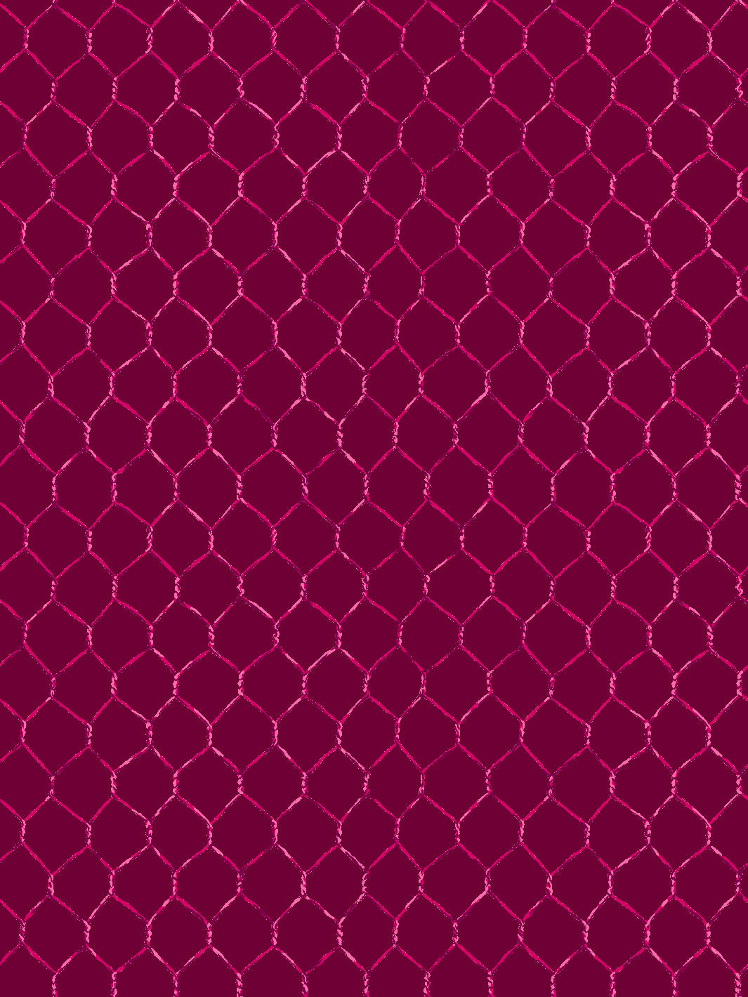 Evelyn's Chicken Wire Wallpaper by Sarah Jessica Parker - Raspberry on Claret | Vintage-Inspired Peel & Stick Wallpaper for Farmhouse, Kitchen, or Bedroom Decor
