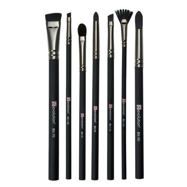 Royal and Langnickel Revolution Series Professional Eye Makeup Brush Set - Perfect for Eyeshadow, Eyeliner & Blending - Ideal for Makeup Artists & Beauty Enthusiasts
