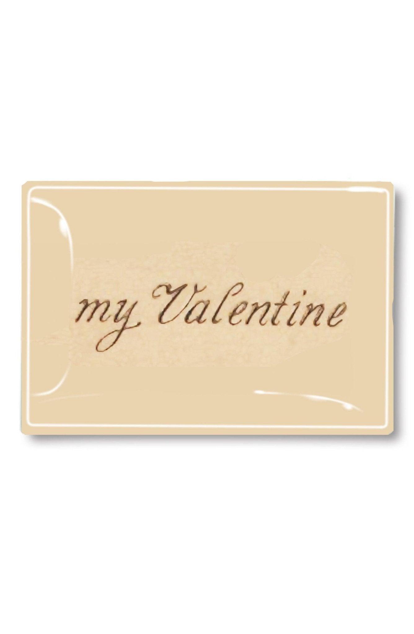Valentine's Day Decoupage Glass Serving Tray - Elegant Handmade Decor for Romantic Dinners, Wedding Gifts & Home Decor