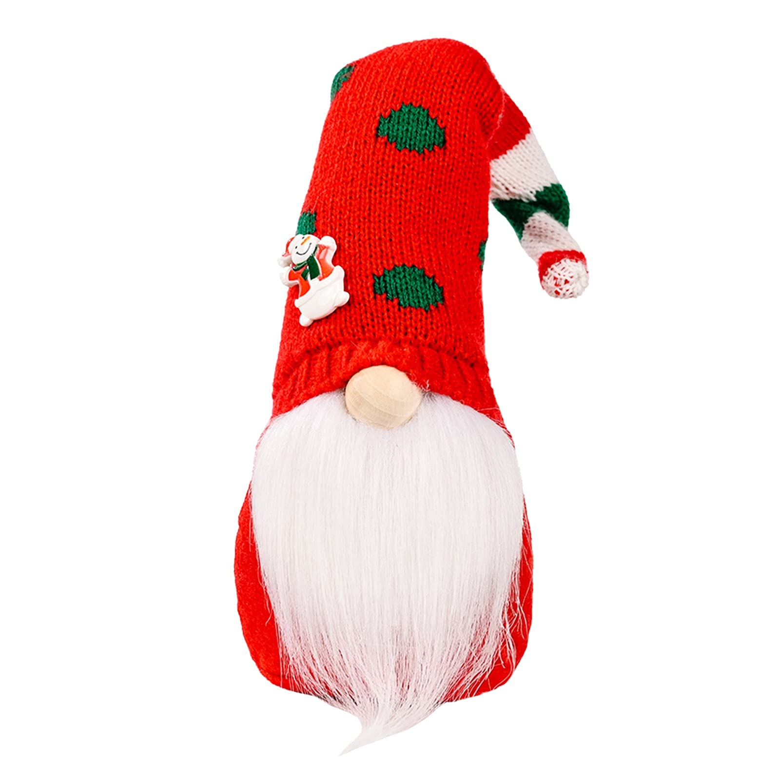 Handmade Santa Swedish Christmas Doll - Nordic Tomte Plush Gnome Ornaments for Holiday Decorations, Tiered Tray & Home Decor with Glass Christmas Balls | Perfect for Christmas Tree, Mantel & Festive Table Centerpieces