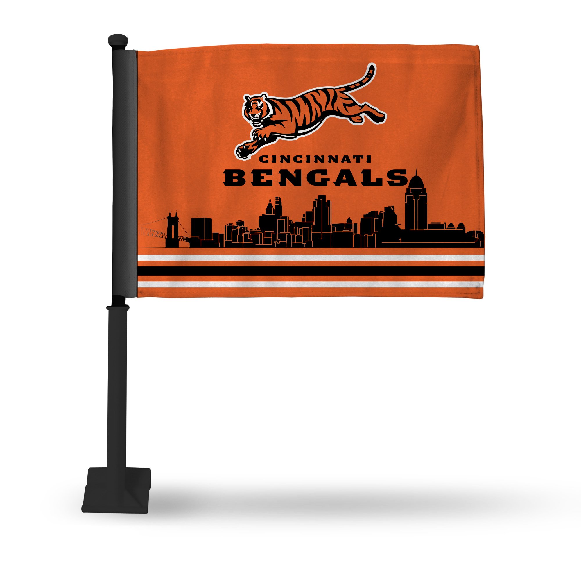NFL Car Flag - Double Sided Team Logo Car Accessory for Game Day Tailgating & Road Trips - Rico Industries Official Licensed Product