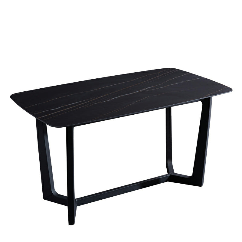 Premium YARELI Sintered Stone Dining Table - 180cm Modern Black Kitchen Table for 6-8 People | Perfect for Dining Rooms, Kitchens & Open-Plan Living Spaces