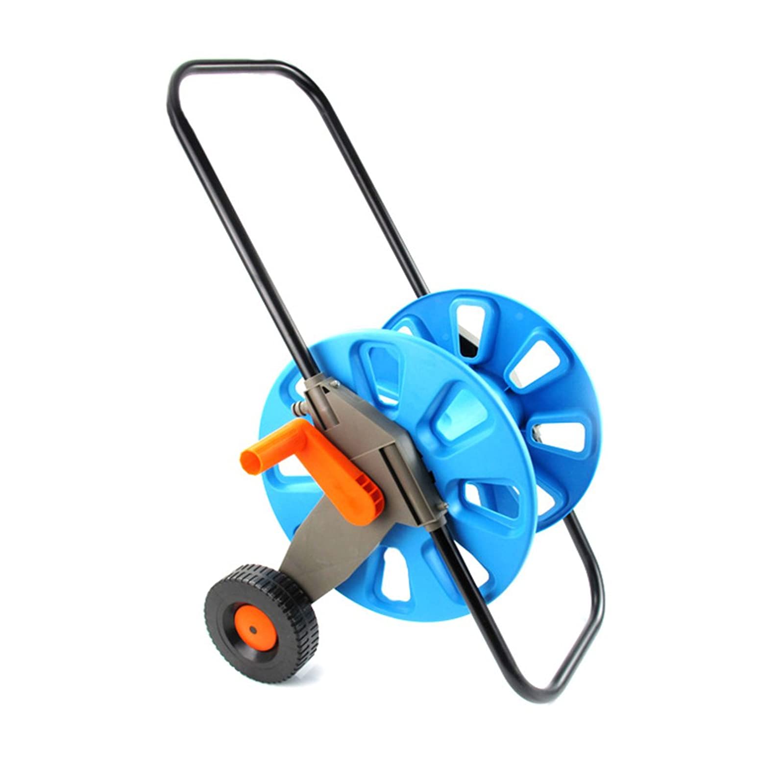 Gmjay 2-Wheel Garden Hose Cart - Heavy Duty Water Hose Reel Storage Organizer for Yard, Lawn, Farm & Patio | Perfect for Outdoor Watering, Irrigation & Garden Maintenance