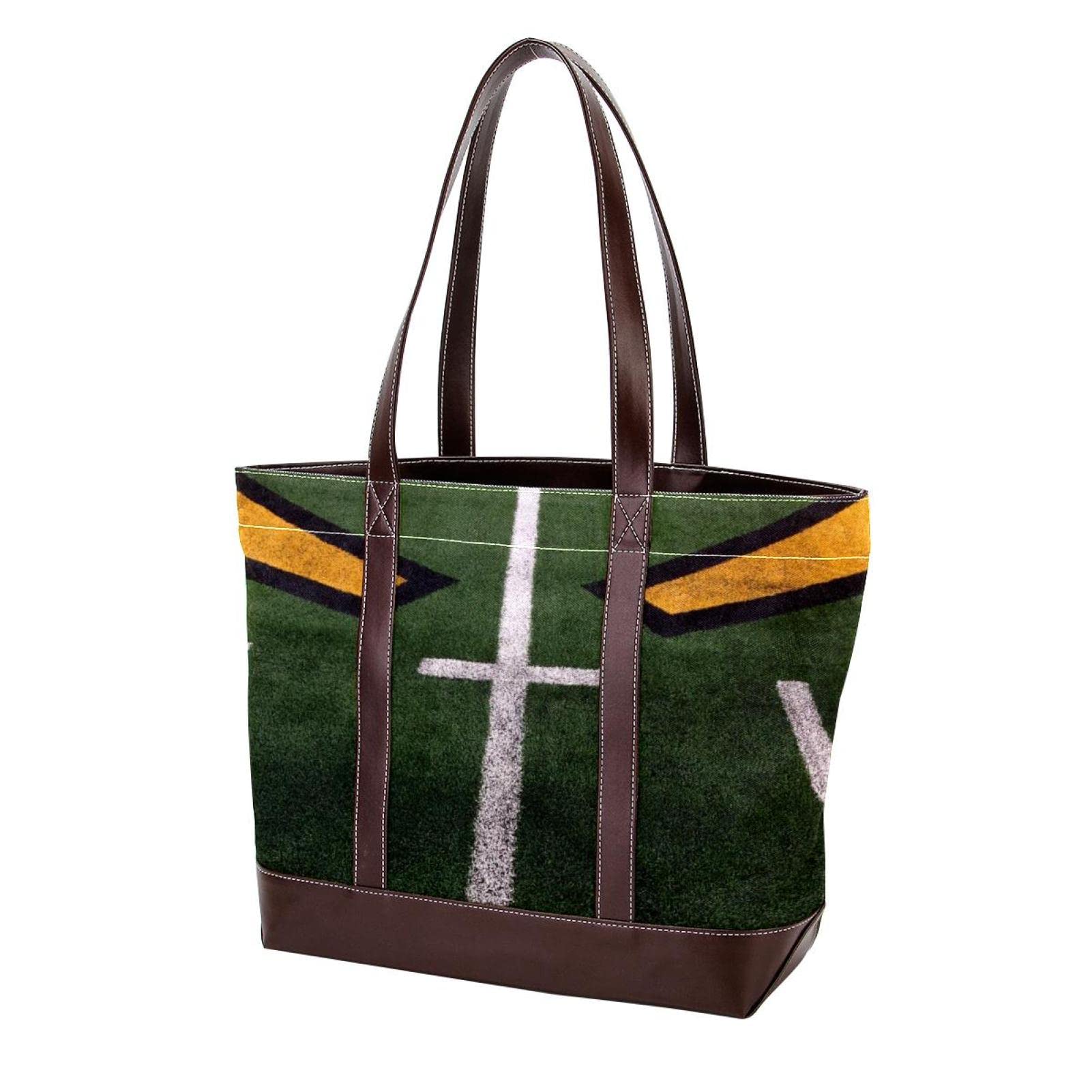 Galaxy JPG Large Leather Canvas Tote Bags for Women - Stylish Top Handle Shoulder Satchel Hobo Purses & Handbags | Perfect for Work, Travel, Shopping & Everyday Use