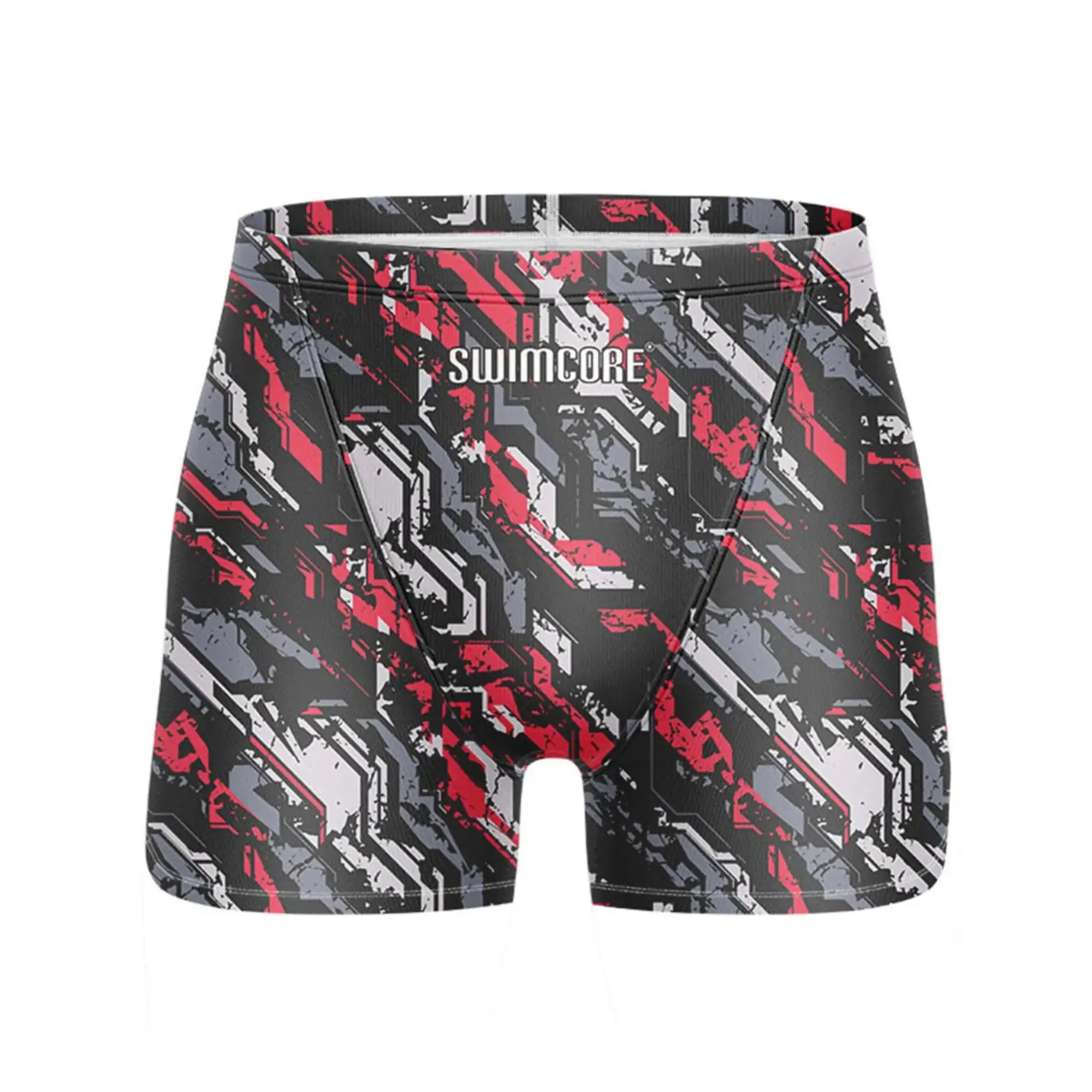 Athletic Men's Swim Jammers - Quick-Dry Swim Trunks for Competitive Swimming & Training | Swimcore Performance Swimwear for Lap Swimming & Water Sports
