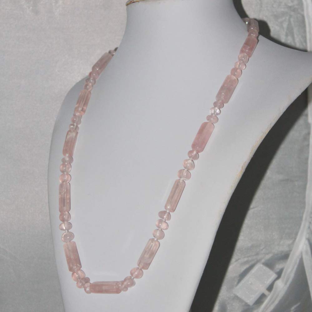 Rose Quartz Necklace for Women - Healing Crystal Jewelry for Love & Positive Energy - Perfect for Meditation, Gifts & Everyday Wear