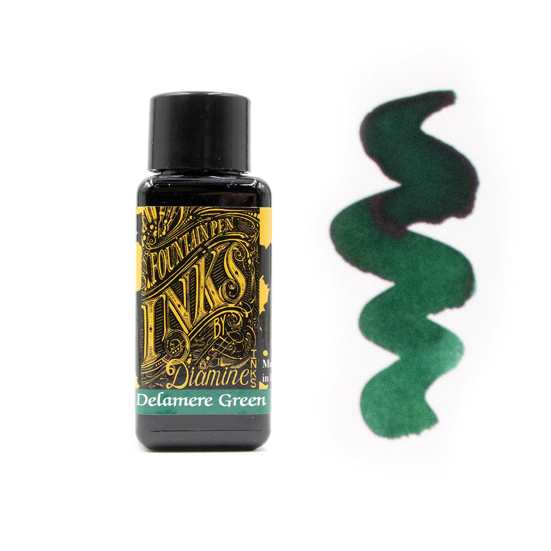 Premium Diamine Fountain Pen Ink 30ml Bottle - Vibrant Colors for Calligraphy, Journaling & Artistic Writing - Perfect for Fountain Pens, Dip Pens & Ink Drawing