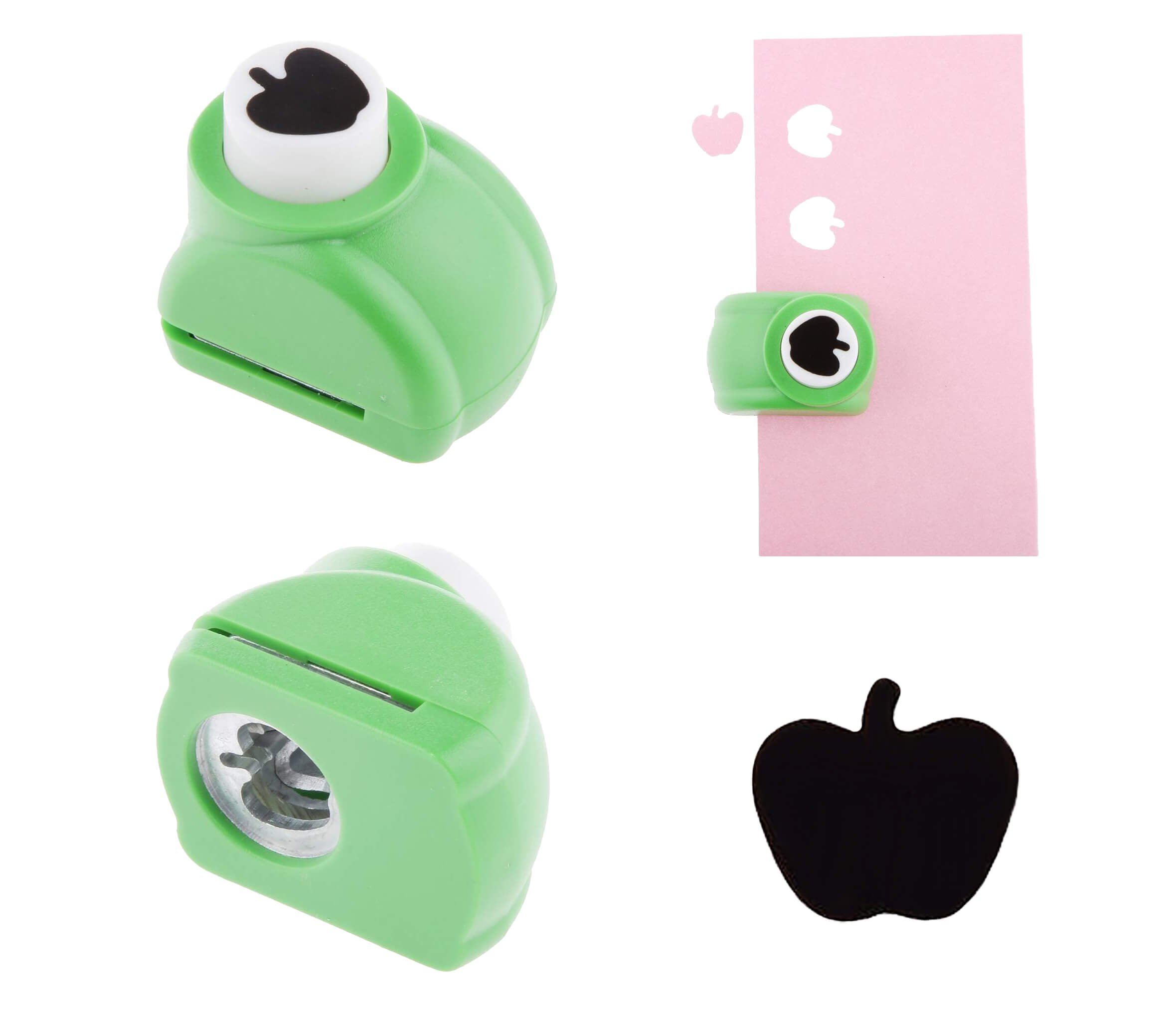 Premium HAND® Craft Paper Punch - Apple Shape for Scrapbooking, DIY Cards & Gift Wrapping | Hole Punch Tool for Arts & Crafts Projects