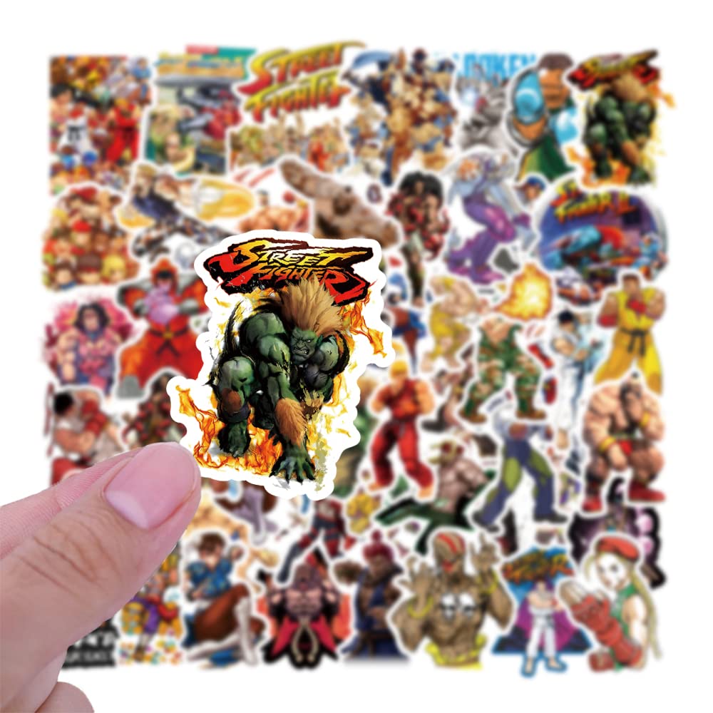 52Pcs Waterproof Vinyl Stickers for Games Merch - Decals for Water Bottles, Laptops, Phones, Skateboards & Cars - Perfect for Kids, Teens & Adults - Great for Party Decorations, Favors & DIY Projects