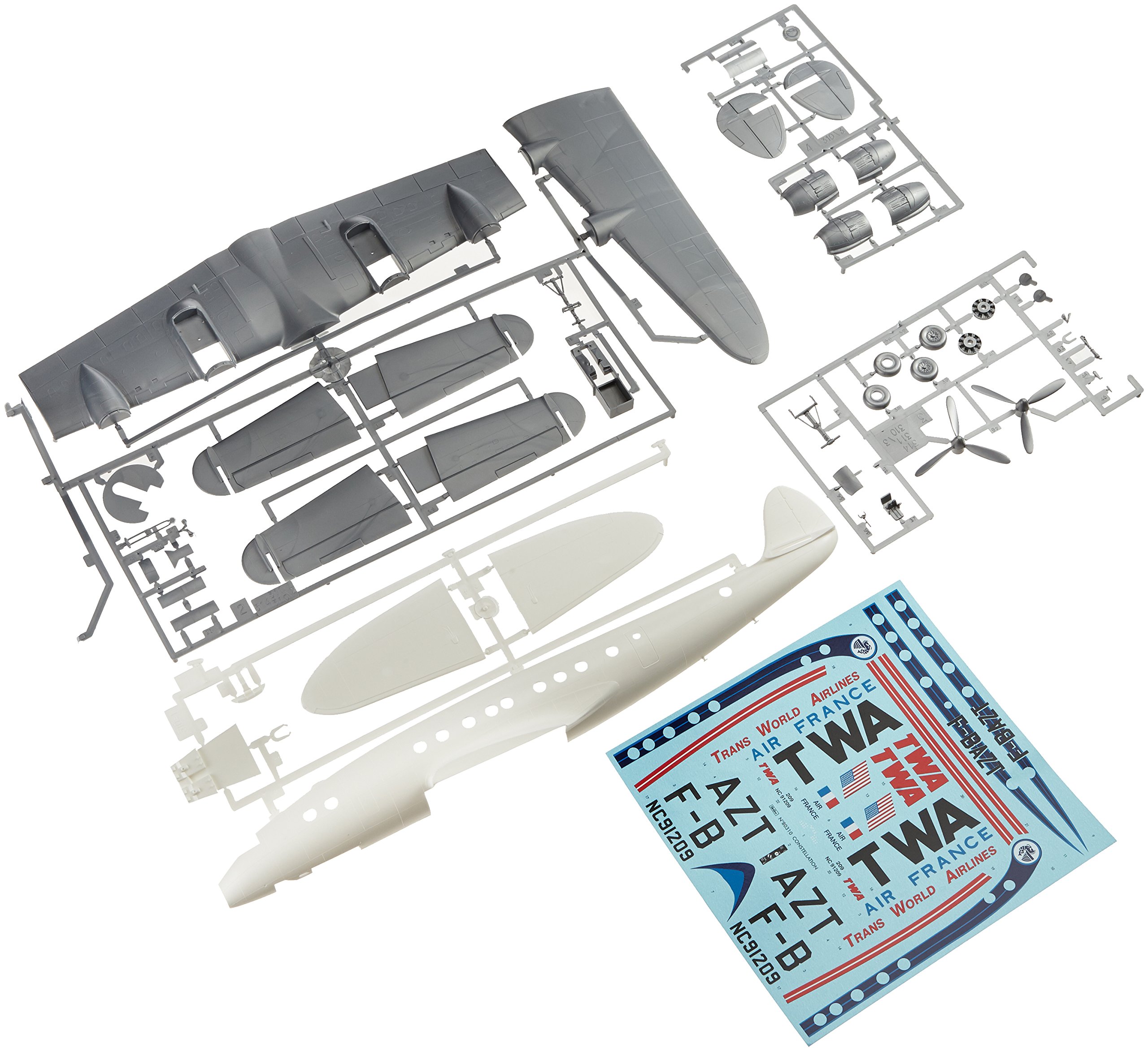 1:72 Scale L-749 Constellation Air France Model Kit 80310 - Perfect for Aviation Enthusiasts & Collectors, Great for Display & DIY Projects