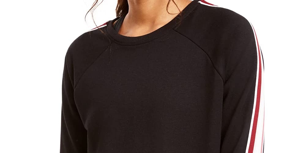 Ideology Women's French Terry Training Sweatshirt - Soft Casual Pullover Hoodie for Yoga, Gym & Lounge Wear
