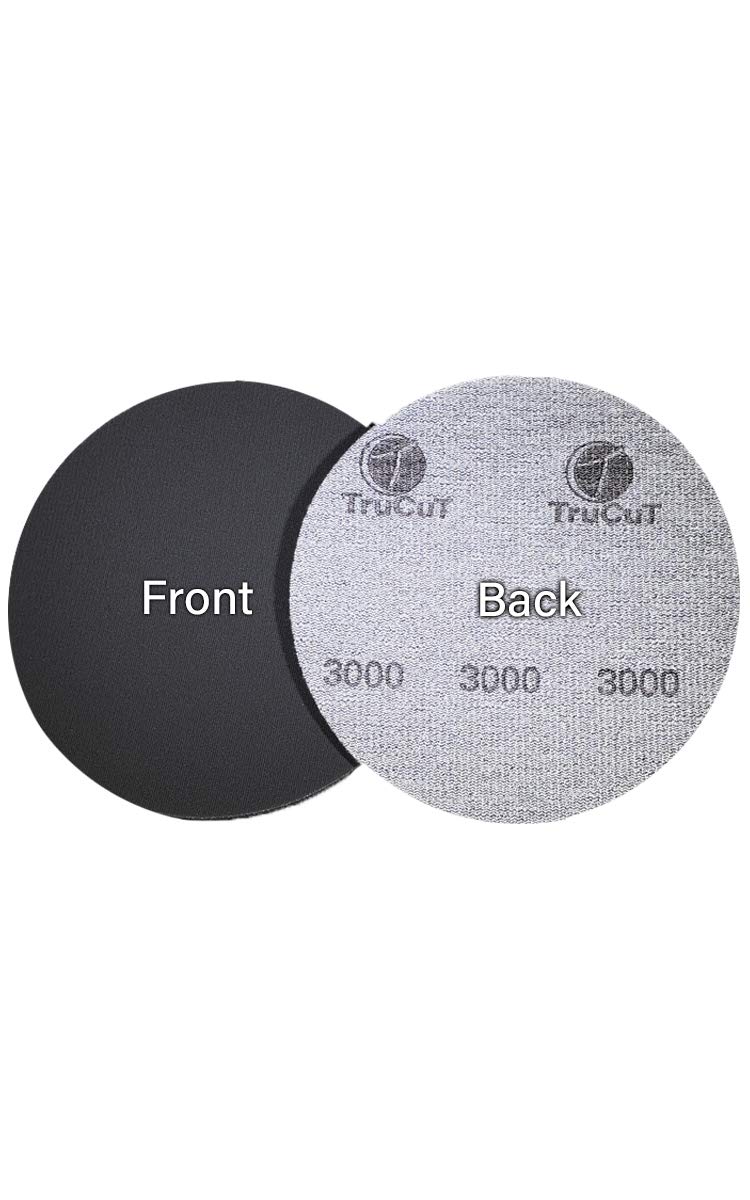 TruCut Premium 5-Inch Sanding Pads for Bowling Balls - 3-Pack | Professional Bowling Ball Resurfacing & Restoration Kit | Ideal for Surface Management & Ball Maintenance | Perfect for Home Use & Pro Shops | Enhance Performance on Lane Conditions