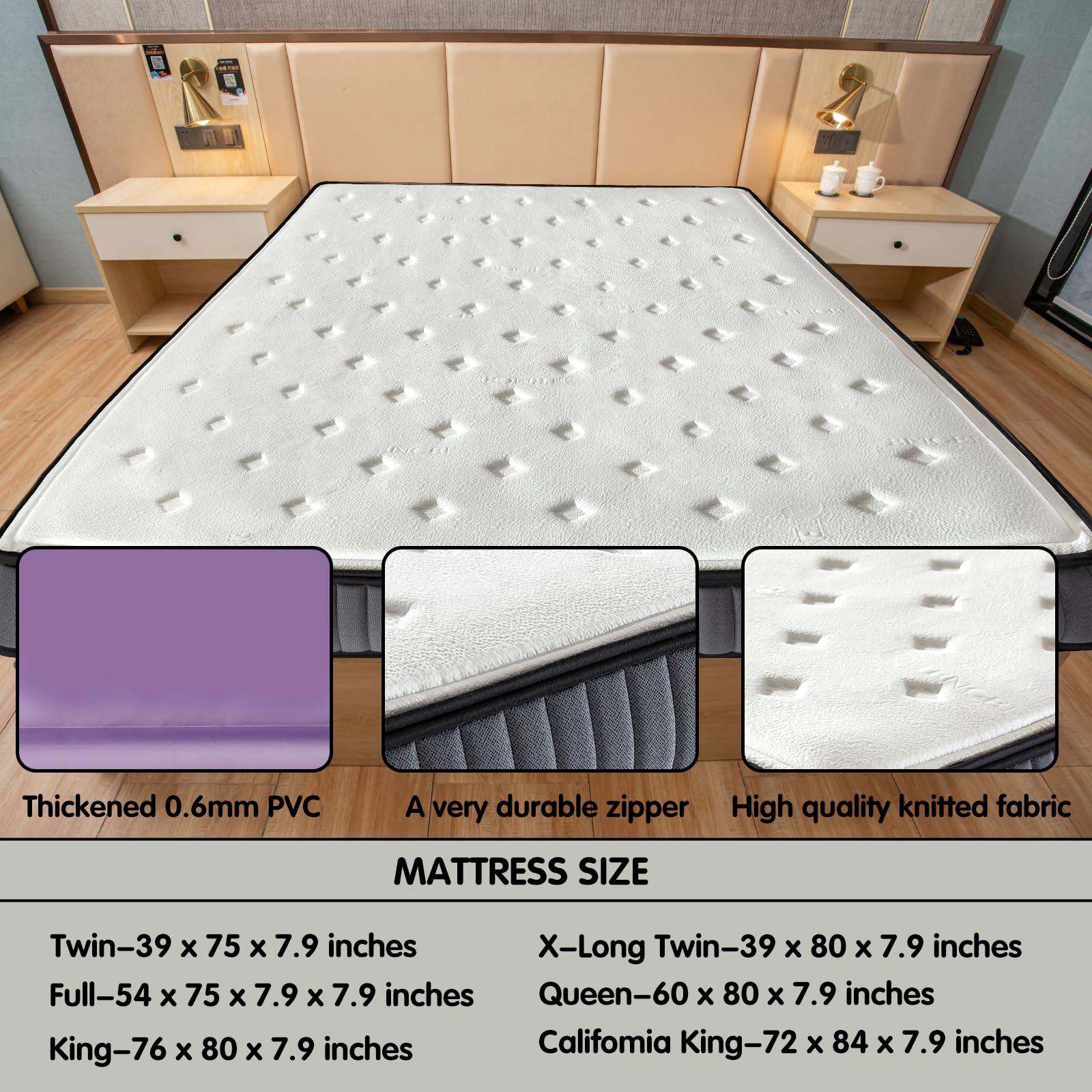 Free Flow Full Wave Waterbed Mattress - Queen Size 60
