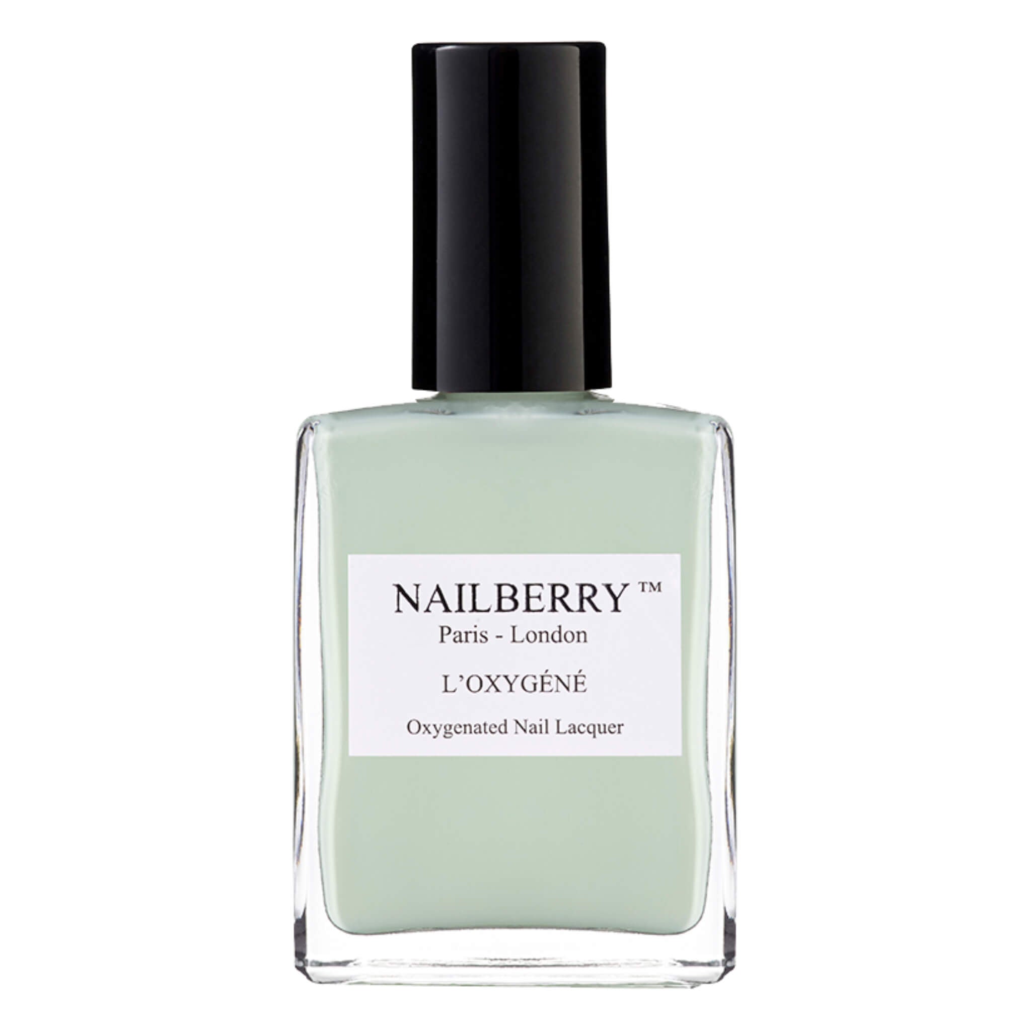 Oxygenated Nail Lacquer - Mint Green Nail Polish for Healthy Nails | Long-Lasting & Breathable Formula | Perfect for Manicures, Pedicures & Nail Care