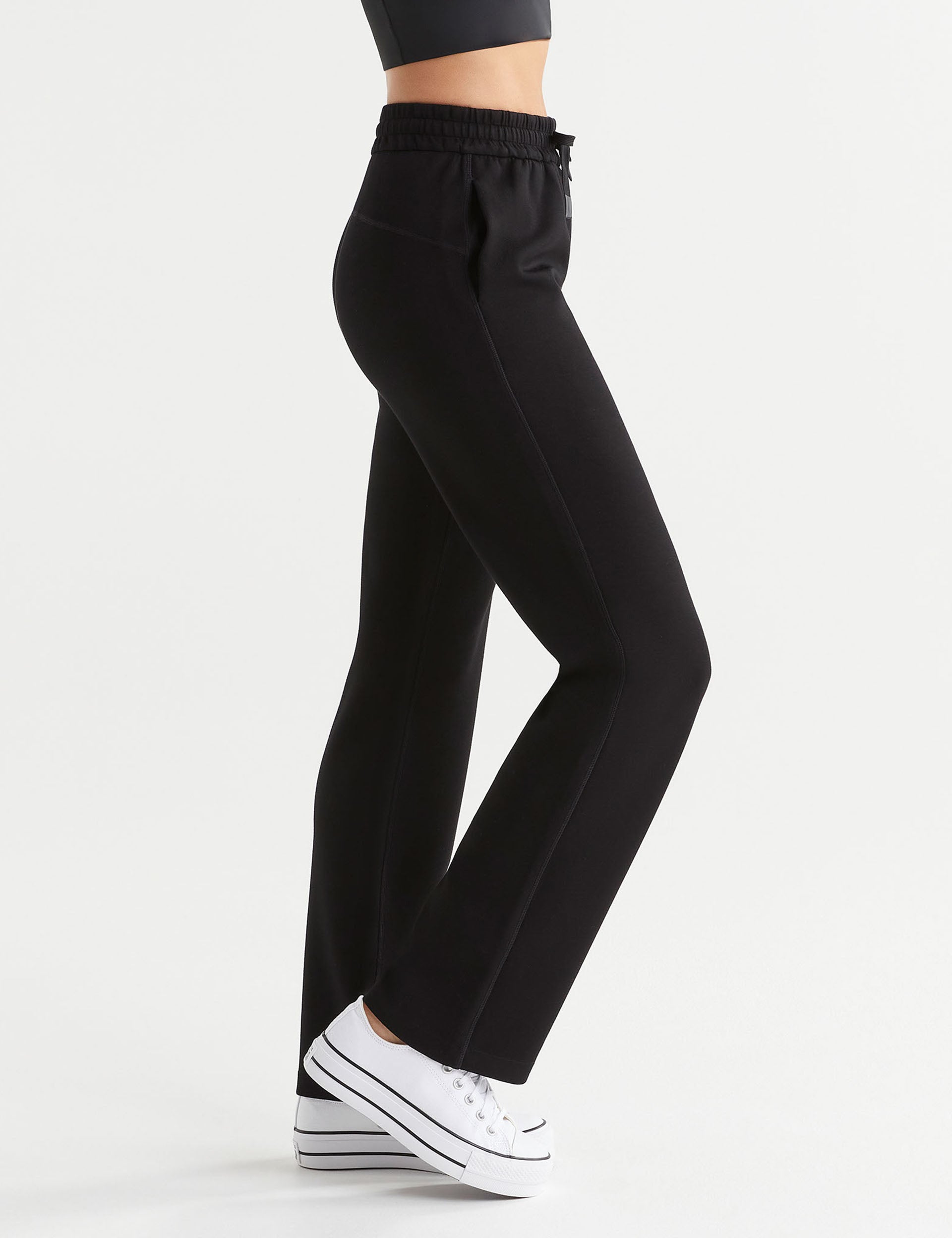 Aimie Relaxed Fit Jogger Pants for Women - Soft Comfortable Casual Lounge Pants - Black - Perfect for Yoga, Running, Travel & Home Wear