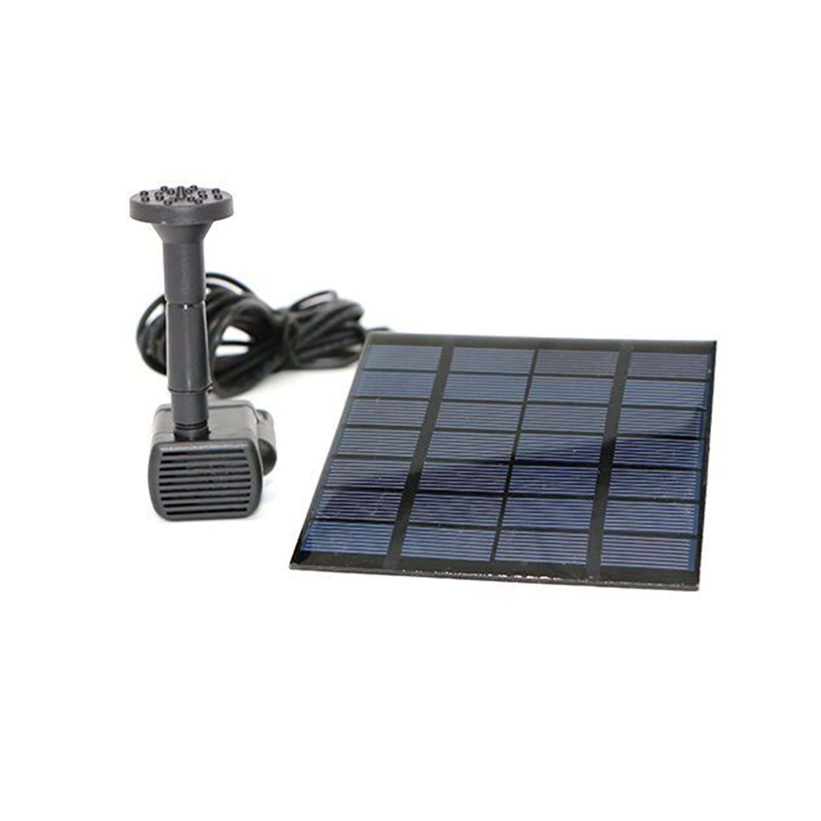 JIAOXIASM 1.2W Solar Powered Water Pump Kit - Outdoor Solar Fountain for Bird Baths, Small Ponds, Garden Decor, Pool, Patio & Lawn | Perfect for Backyard, Garden Decorations & Water Features