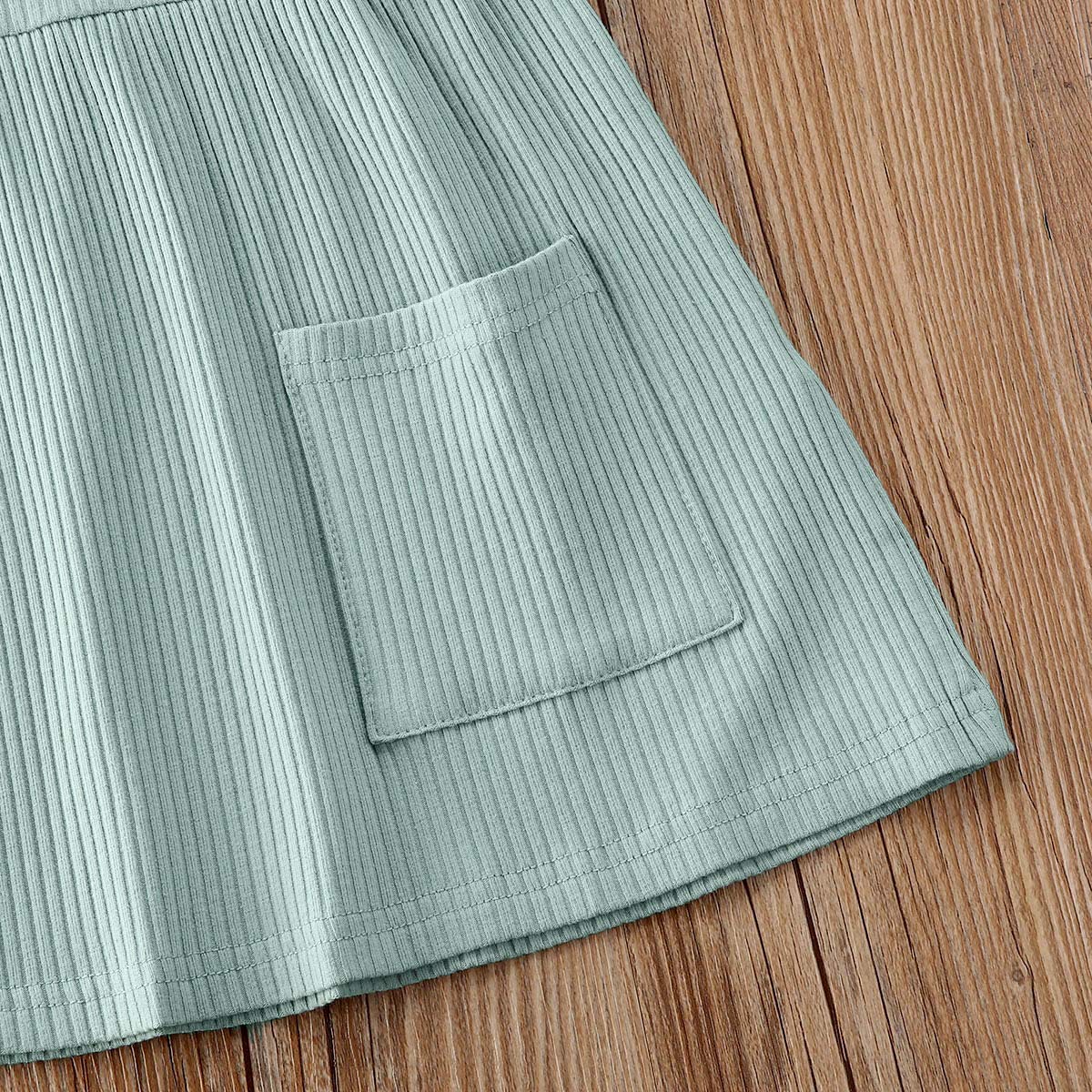 Organic Cotton Ruffled Sleeve Tunic Dress for Baby Girls - Soft Swing Casual Sundress with Princess Design for Party, Playdate & Special Occasions