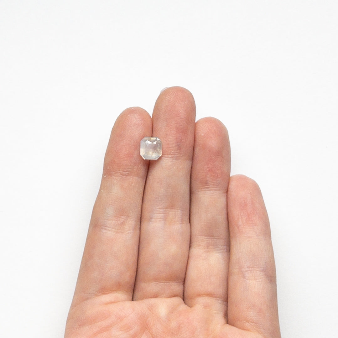 2.56ct Natural Blue Sapphire Gemstone - 7.24x6.91x5.00mm Square Brilliant Cut with Beveled Corners for Engagement Rings & Fine Jewelry Making