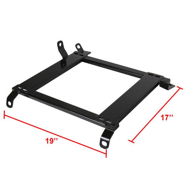 1993-2007 Subaru Impreza WRX STI Racing Seat Mounting Brackets - 2PCS Universal Fit Seat Bracket for Car Racing & Street Performance Upgrades
