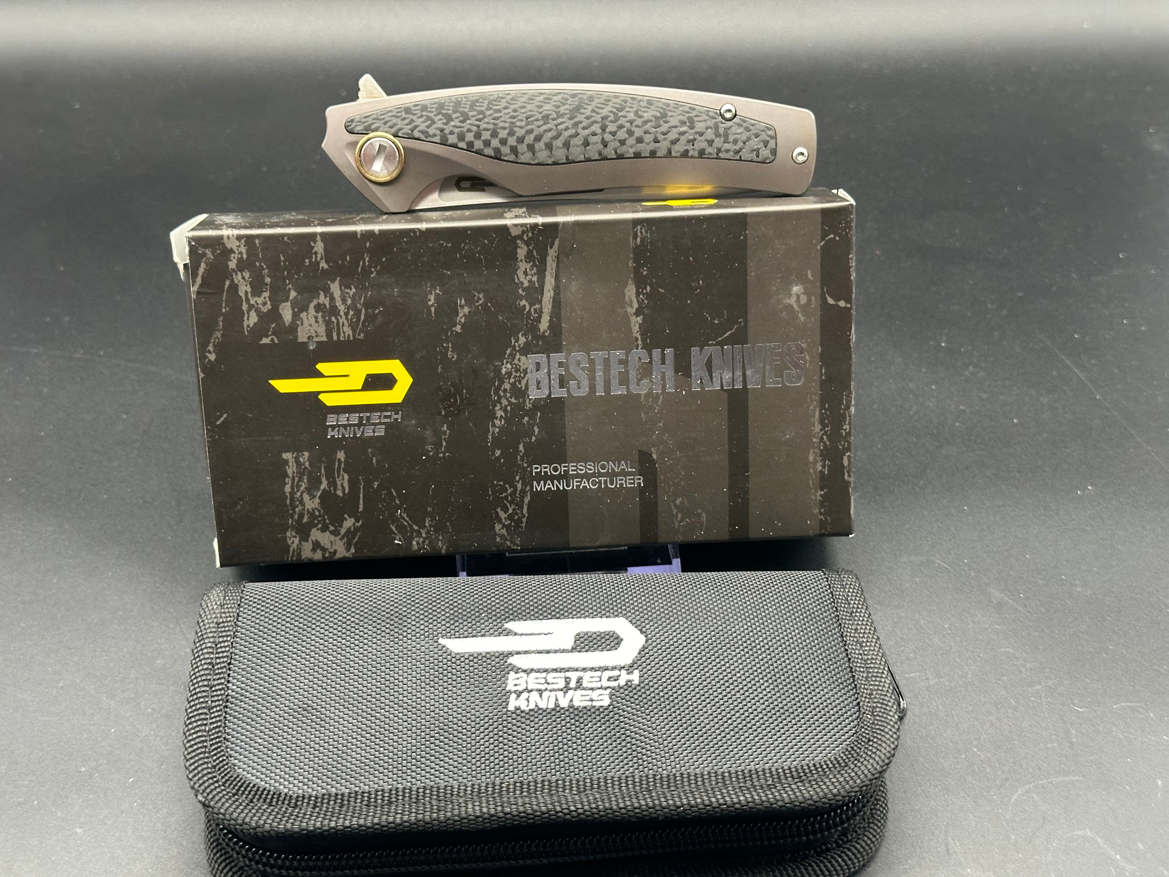 Bestech Predator BT1706A Folding Knife - Premium S35VN Steel Blade, Ergonomic G10 Handle for Outdoor, Camping & EDC Use