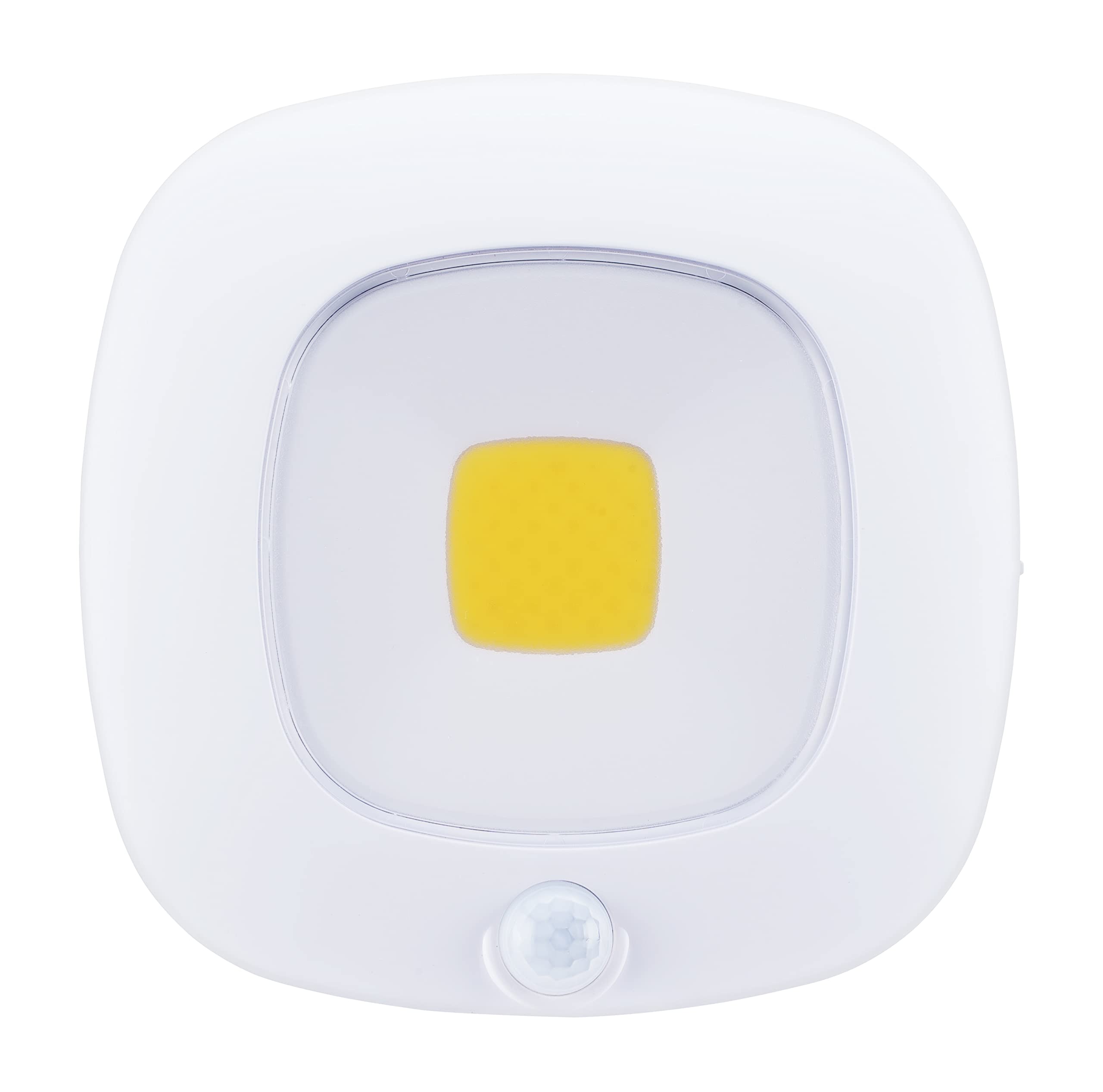Fulcrum 30028-308 Motion Sensor LED Ceiling Light - White, Energy Saving Automatic Light for Hallway, Closet & Staircase (Single Pack)