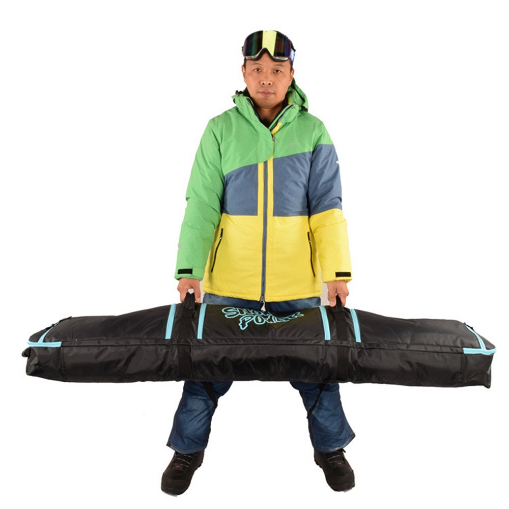 UNISTRENGH Waterproof Padded Snowboard Bag with Ski Boot & Helmet Storage - Durable Snow Sports Equipment Carrier for Travel & Mountain Adventures