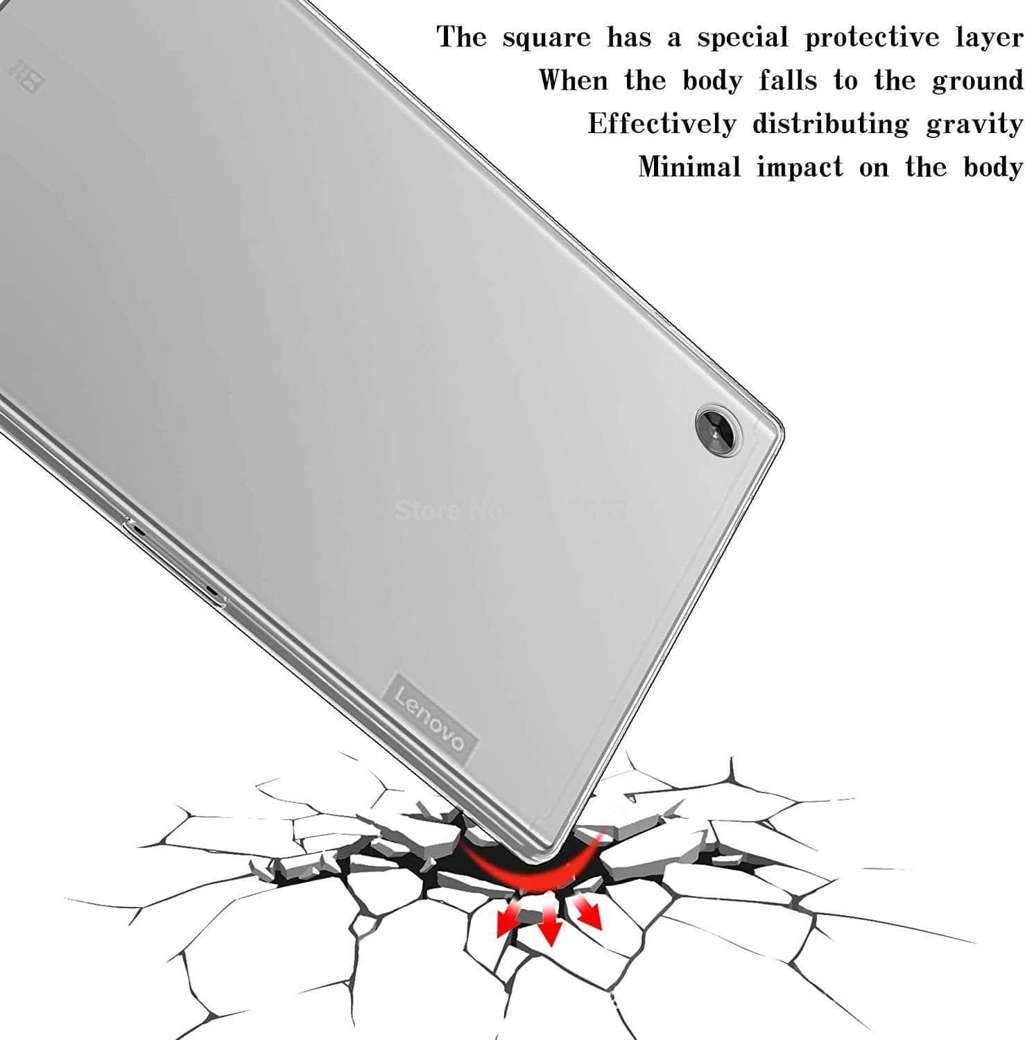 Premium Soft Silicone Case for Samsung Galaxy Tab S6 (T860/T865) & S6 Lite 10.4 (P610/P615) - Slim Fit Protective Cover for Work, Travel & Daily Use