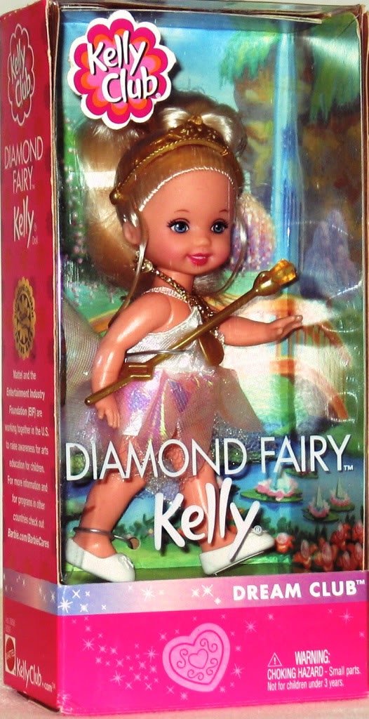 Barbie Kelly Doll - Diamond Fairy Kelly for Kids Play & Collectibles