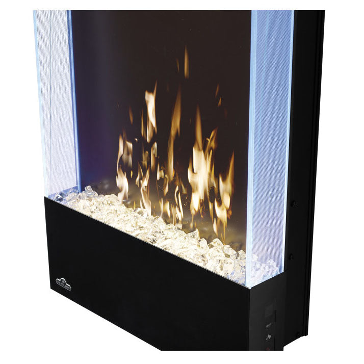 Napoleon Allure Vertical 38 Inch Wall Mount Electric Fireplace - Modern Heating Solution for Living Room, Bedroom & Office Spaces