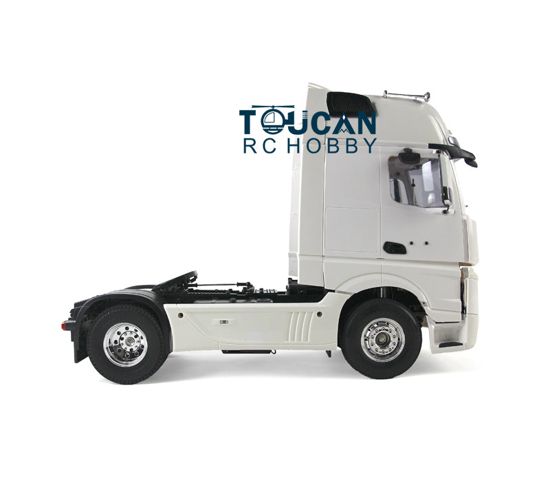 1:14 Scale DIY RC Tractor Kit with 2 Axles & Motor - Radio Controlled Truck Trailer Vehicle Model - US Stock - Perfect for Hobbyists, Collectors & STEM Education