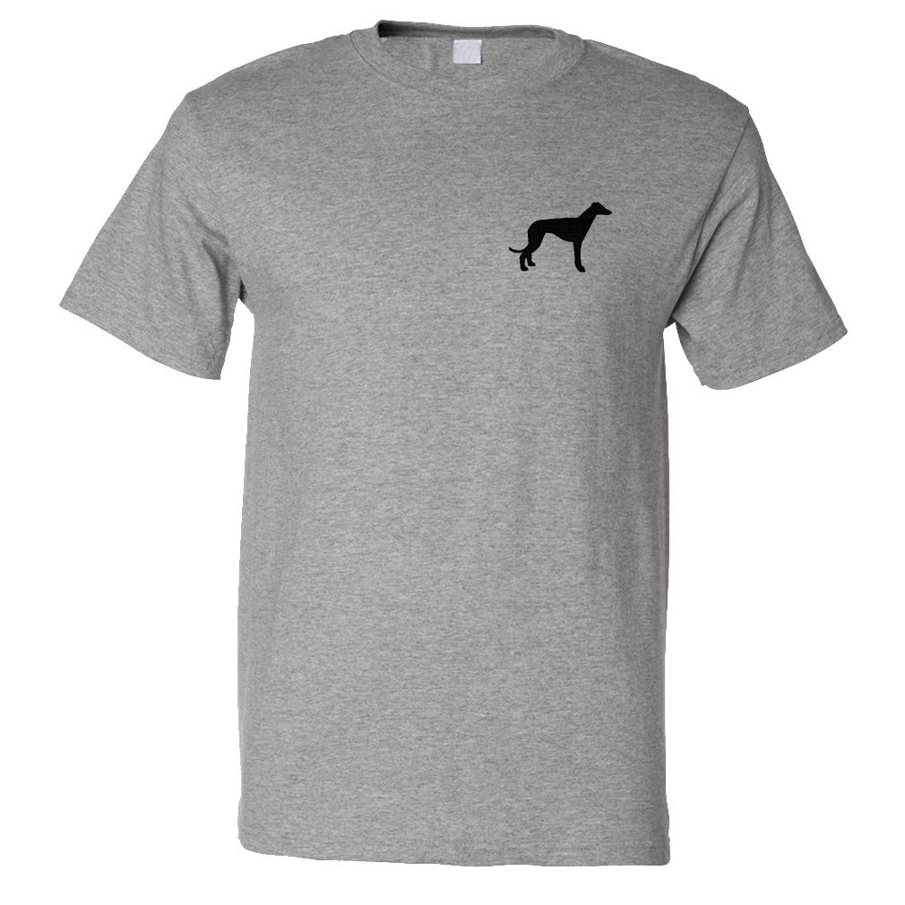 Funny Italian Greyhound Silhouette Graphic T-Shirt for Men | Soft Cotton Casual Tee | Perfect for Dog Lovers & Everyday Wear