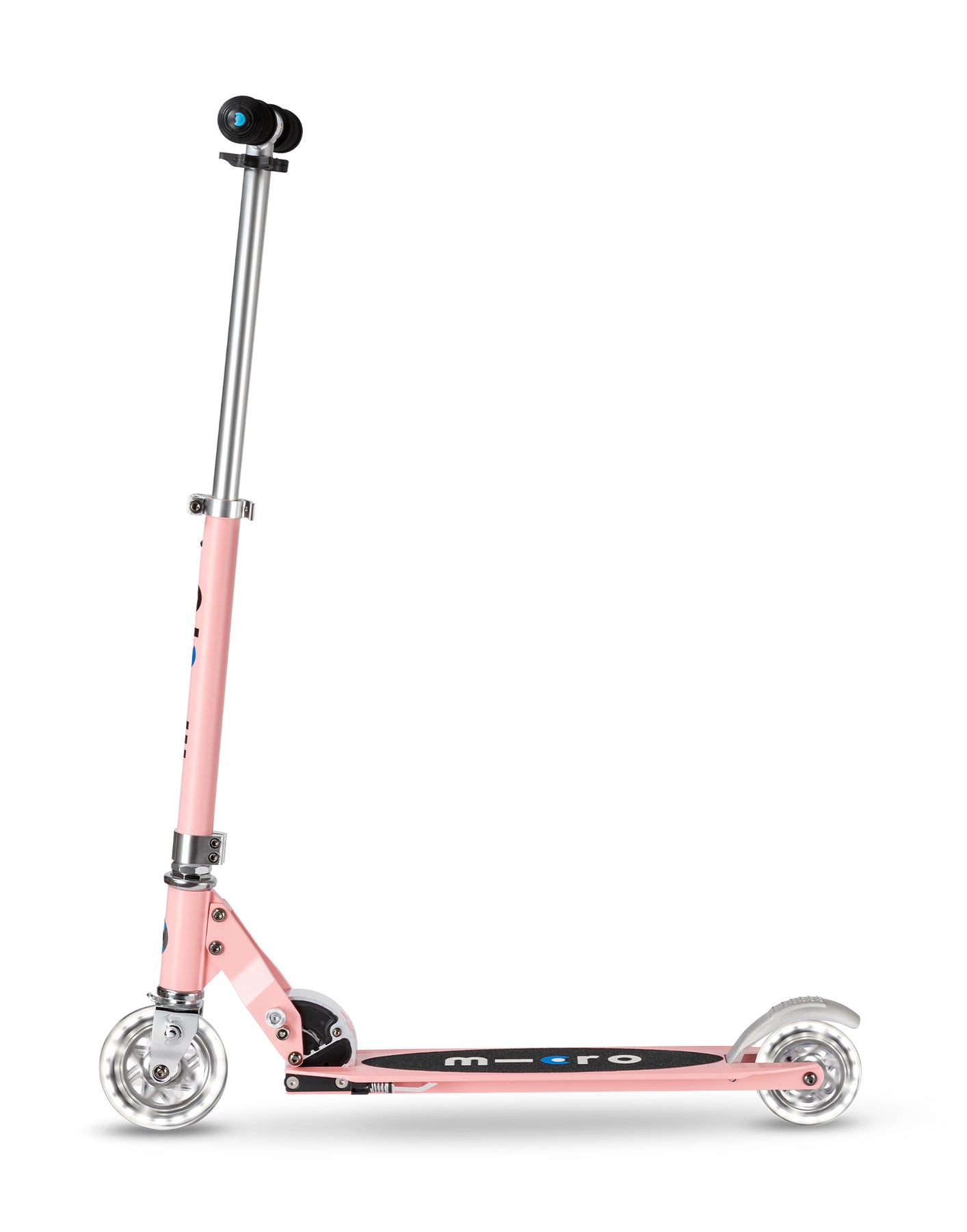Micro Sprite Kids LED Scooter - Neon Pink Electric Kick Scooter for Boys & Girls Ages 5-12 | Fun Outdoor Ride-on Toy for Park, Sidewalk & Neighborhood Adventures