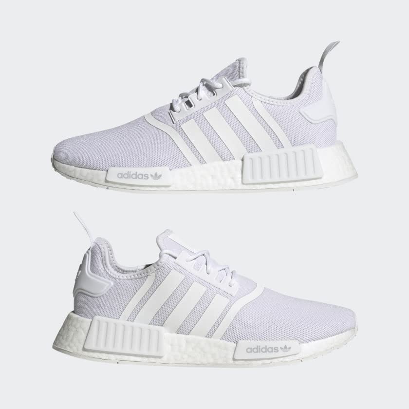 adidas Men's NMD R1 Running Shoes - White | Lightweight Comfort Sneakers for Walking, Gym & Casual Wear