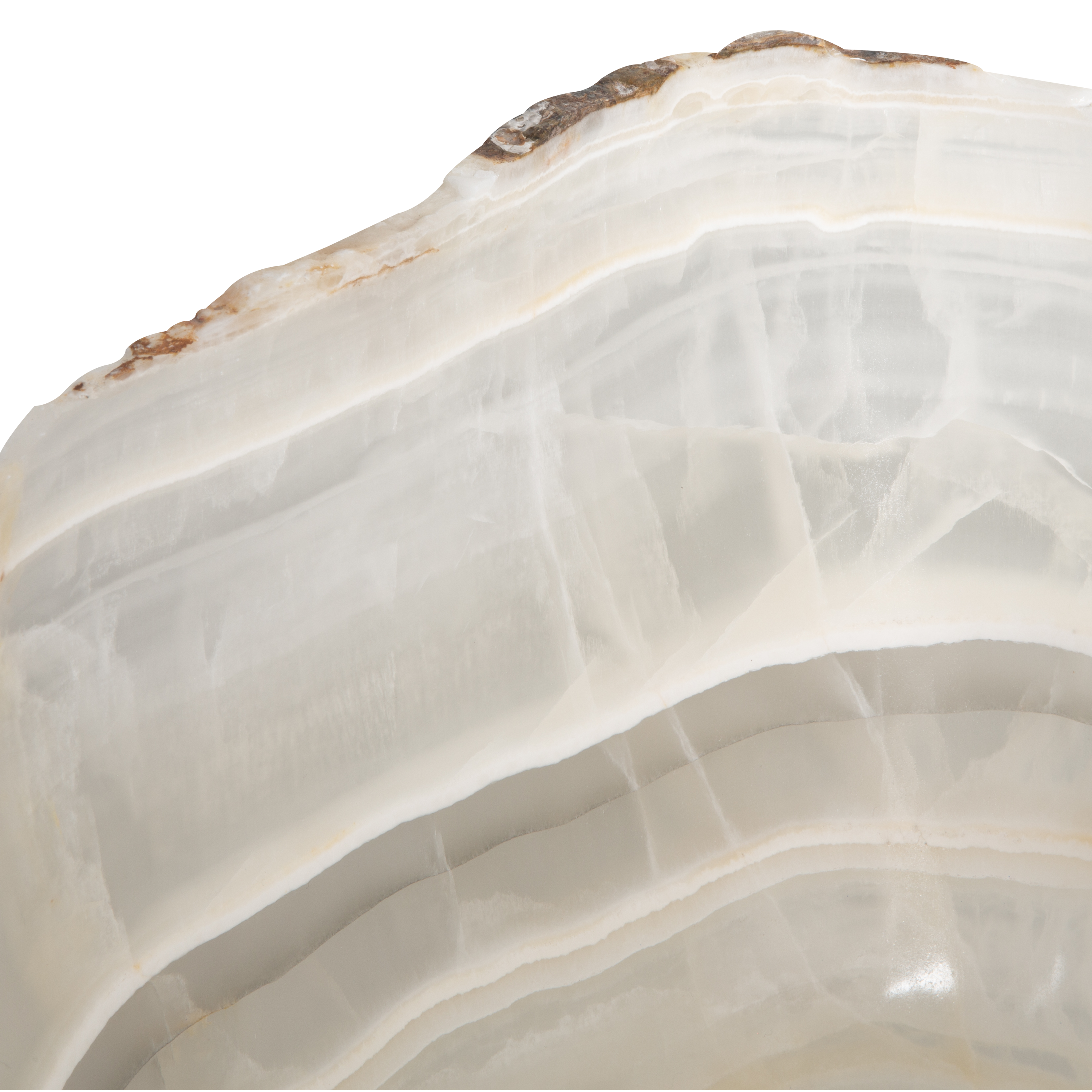 Large Onyx Bowl - Handcrafted Stone Serving Bowl for Fruits, Nuts & Decor | Perfect for Entertaining, Kitchen & Home Decor