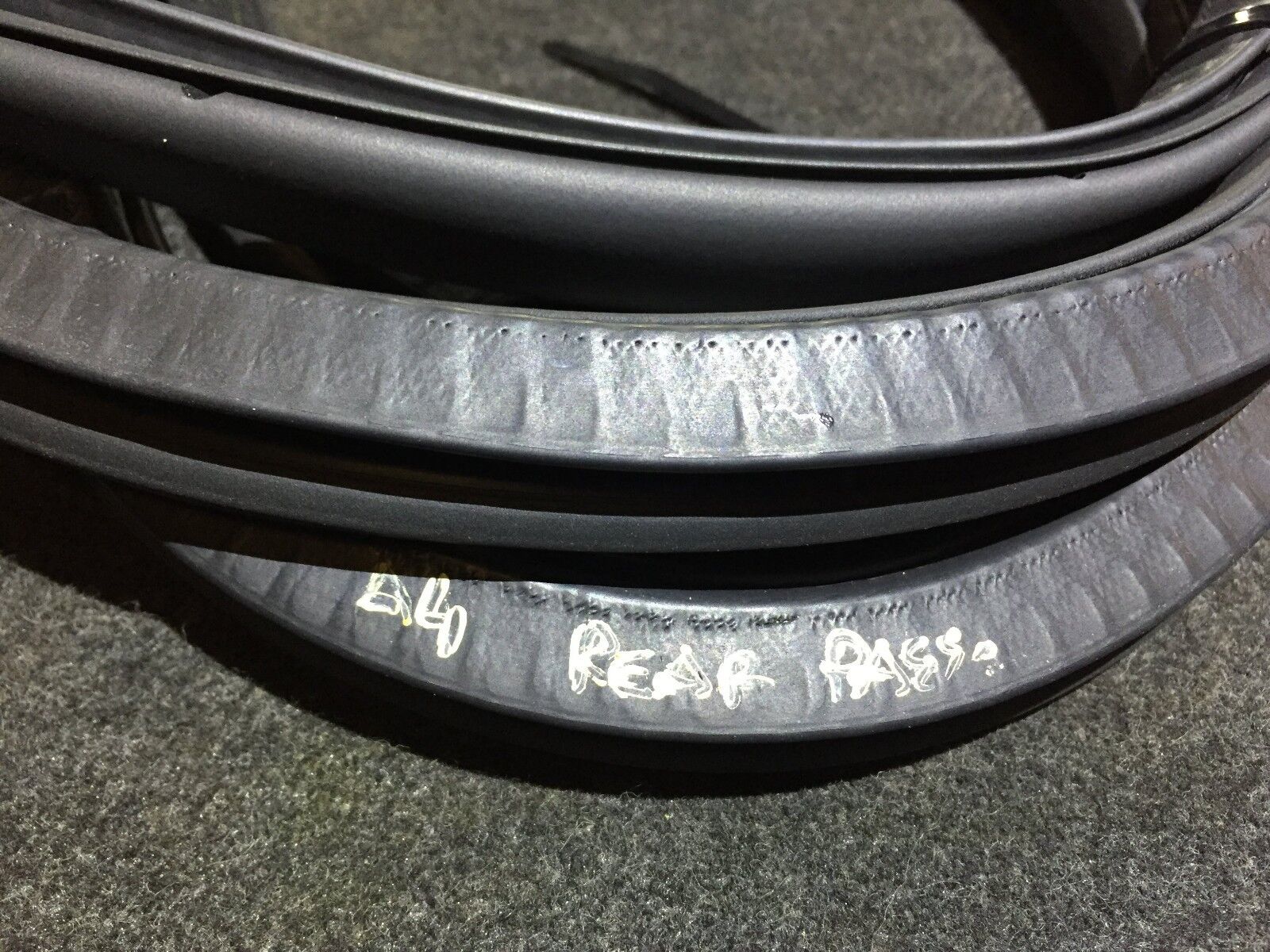 05-08 Audi A4 Right Passenger Rear Door Weatherstrip Seal - OEM Replacement Part for Car Door Protection & Weatherproofing - Perfect for Rain, Snow, and Extreme Weather Conditions