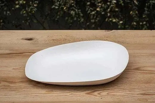 Yayoi Eco-Friendly Sugarcane Fiber Plate Set - Biodegradable & Compostable Dinnerware for Parties, Picnics, and Everyday Use