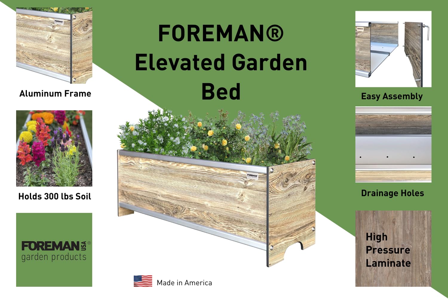 Foreman Raised Garden Bed 36