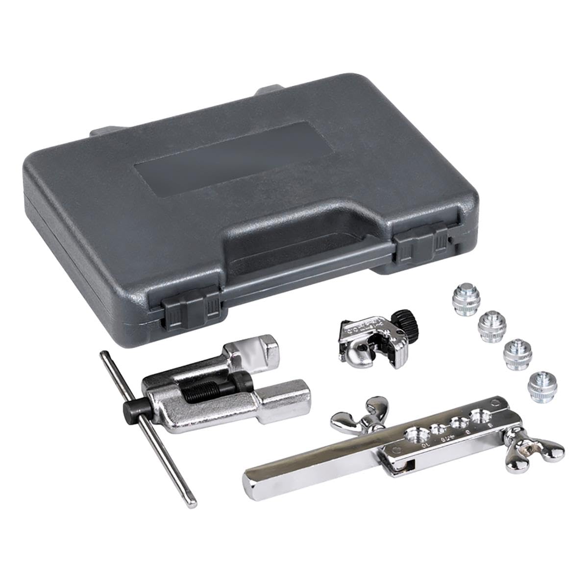 Premium OTC 6504 Deluxe ISO Bubble Flaring Tool Kit with Tube Cutter - Professional Brake Line & Fuel Line Flaring Tool for Automotive Repair & DIY Projects