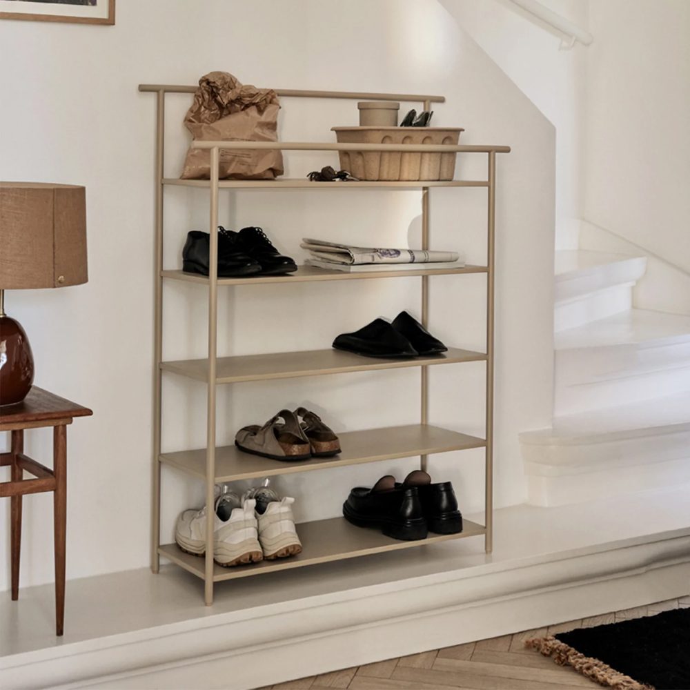 FERM LIVING Dora Rack - Premium Cashmere Wall Shelf for Home Decor | Stylish Storage Solution for Living Room, Bedroom & Office Organization