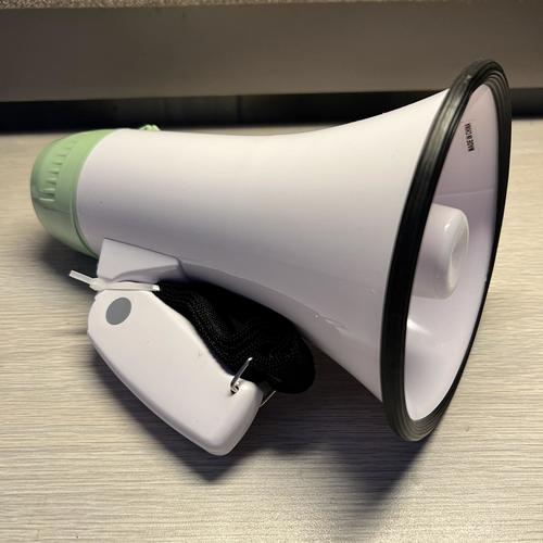 MyMealivos 20W Portable Megaphone Bullhorn with Built-in Speaker - Loud Voice Amplifier for Outdoor Events, Sports Games, Emergency Announcements & Public Speaking